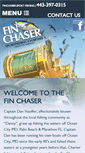 Mobile Screenshot of finchasersportfishing.com